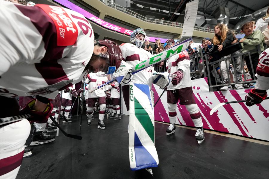 Vēsturiskā spēle pret ASV - Latvijas hokejisti pirmoreiz cīnīsies par PČ medaļām