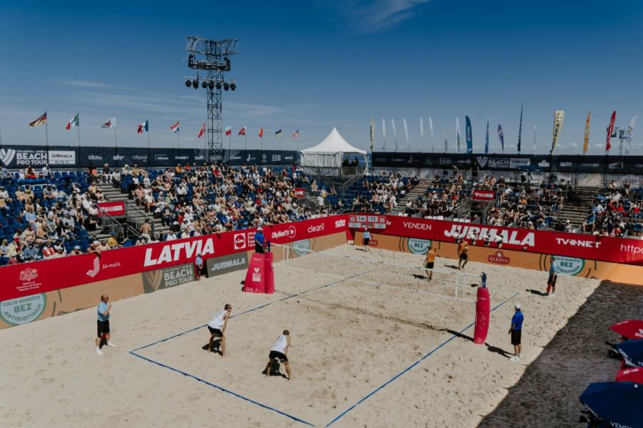 Šogad pludmales volejbola turnīrs Jūrmalā pulcēs rekordlielu valstu skaitu