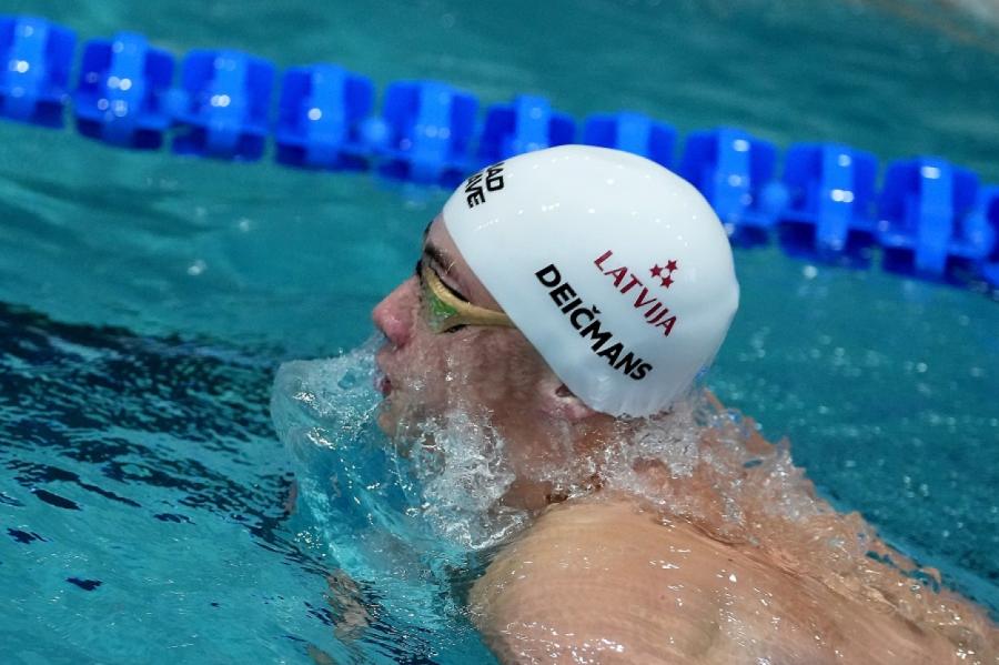 Deičmanam 34.vieta Eiropas junioru čempionātā 200 metru kompleksajā peldējumā