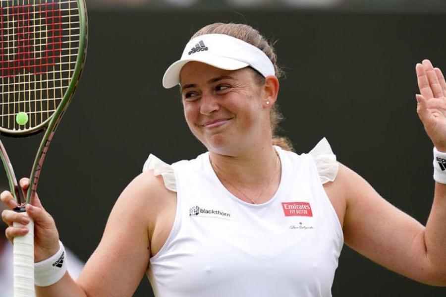 Ostapenko vienā stundā sagrauj savu pirmo Vimbldonas pretinieci