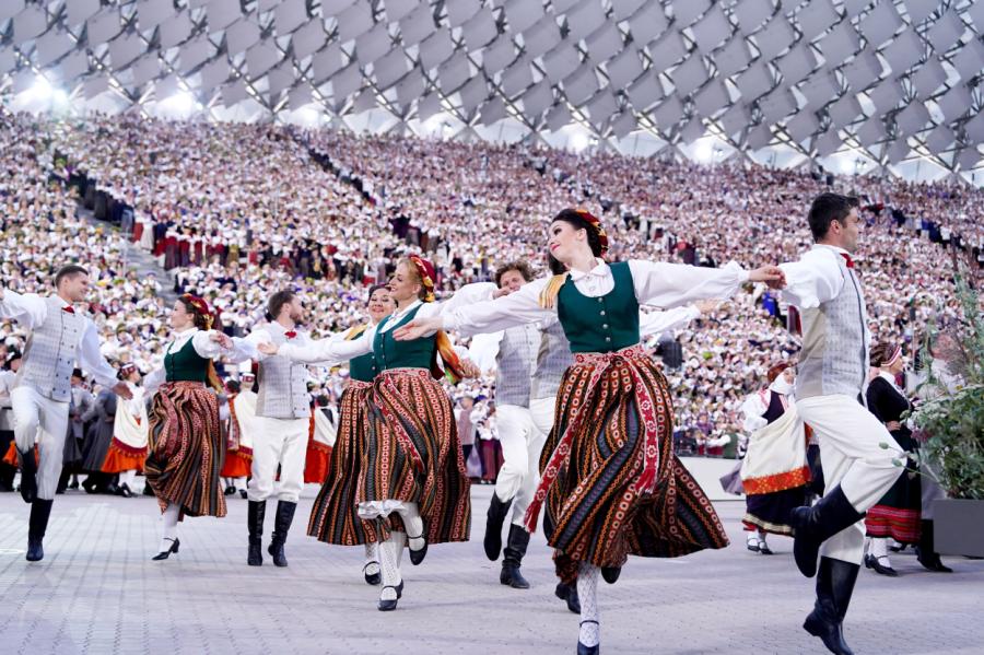 FOTO: 2023. gada Dziesmu un Deju svētku spilgtākie momenti