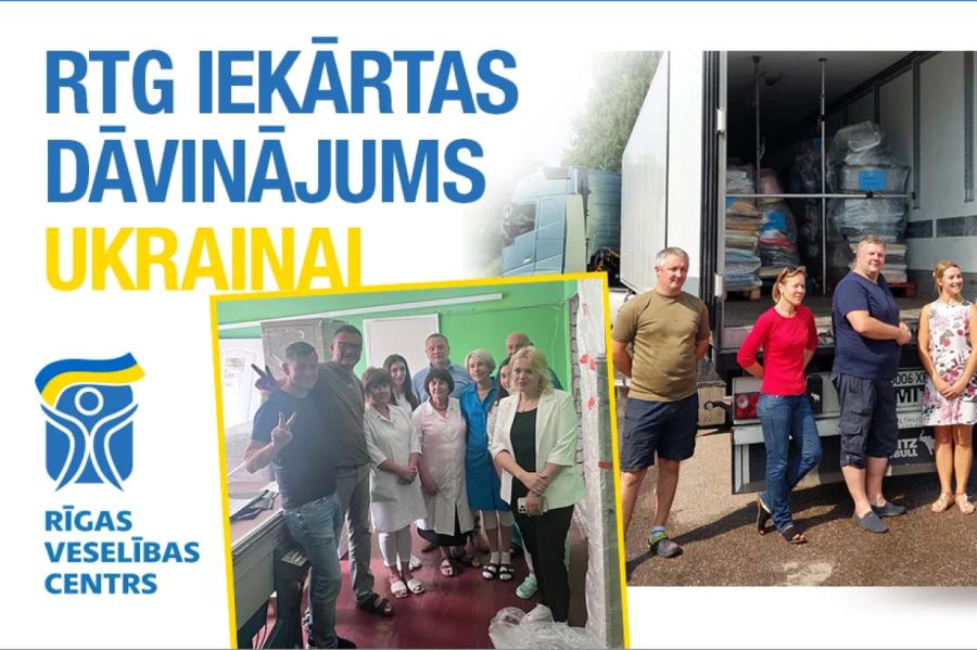 Rīgas veselības centrs dāvina rentgena iekārtu Svitlovodskas slimnīcai Ukrainā