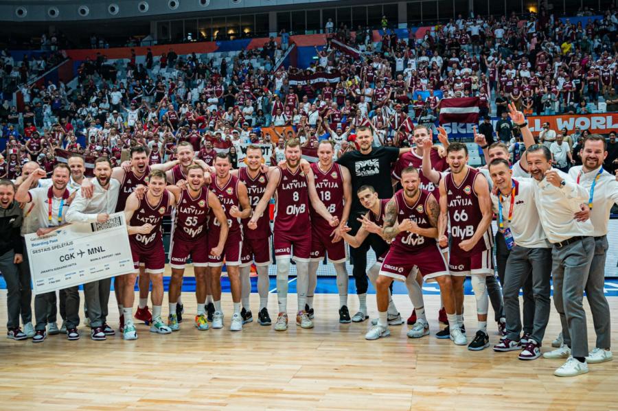 Pirmdien būs iespēja sagaidīt Latvijas basketbolistus