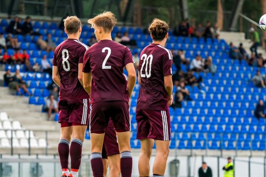 Latvijas U-21 futbola izlase EČ kvalifikācijas mačā smagi kapitulē Norvēģijai