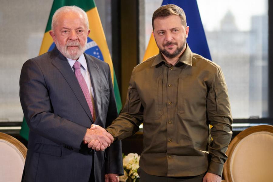 Beidzot notikusi Brazīlijas un Ukrainas prezidentu Luisa Inasiu Lulas da Silvas