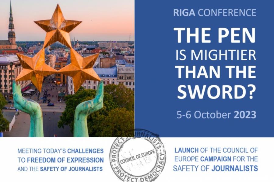 Rīgā notiks vārda brīvībai un žurnālistu drošībai veltīta konference
