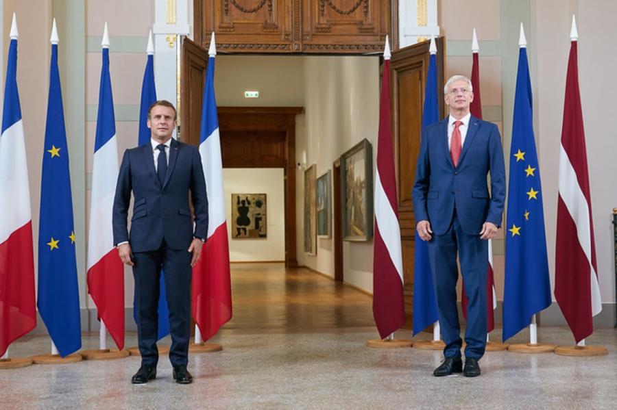 Latvija stiprinās īpaši ciešas stratēģiskas attiecības ar Franciju (+VIDEO)