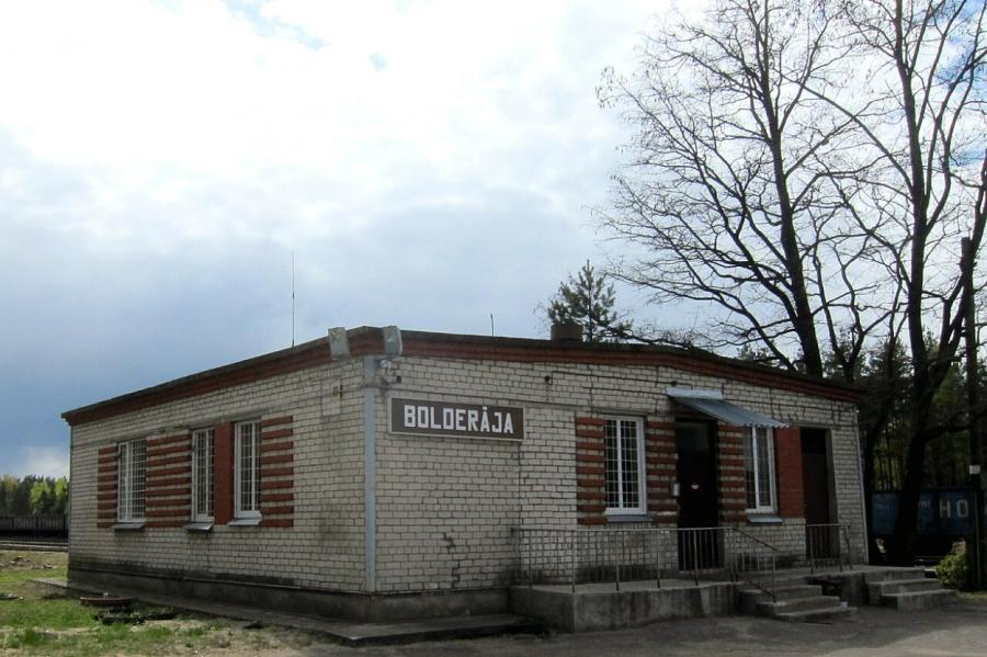 Pašreizējā Bolderājas stacijas ēka.