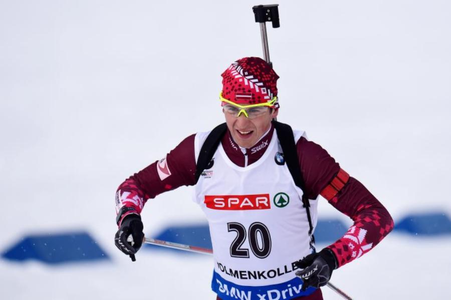 Latvijas biatlonisti PK posmā startēs sieviešu un vīriešu komandu stafetēs