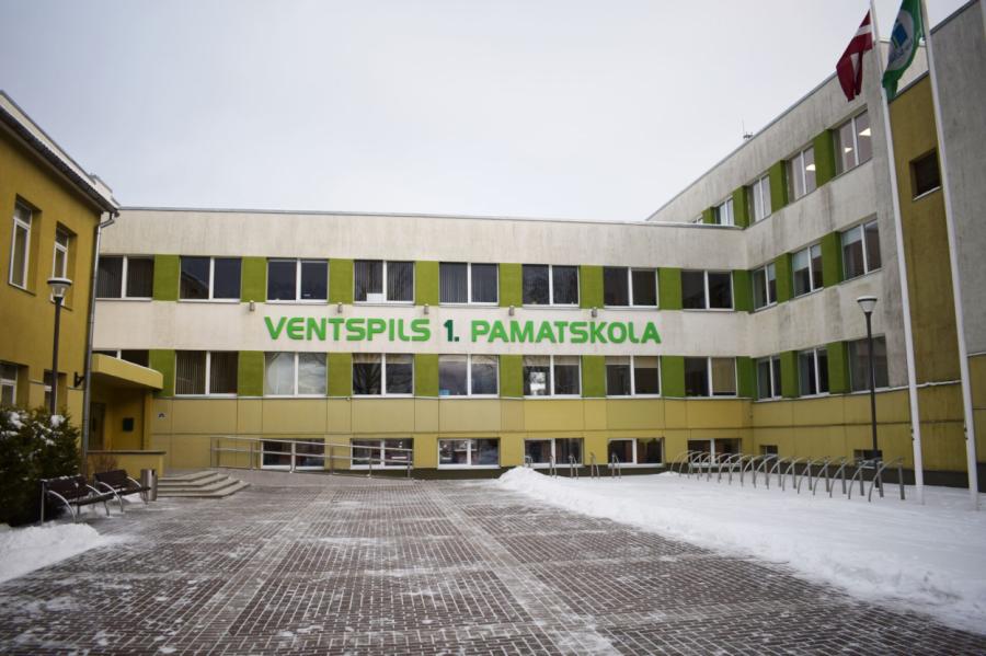 1. Ventspils pamatskola savu simtgadi svinēs renovētā ēkā (+VIDEO)