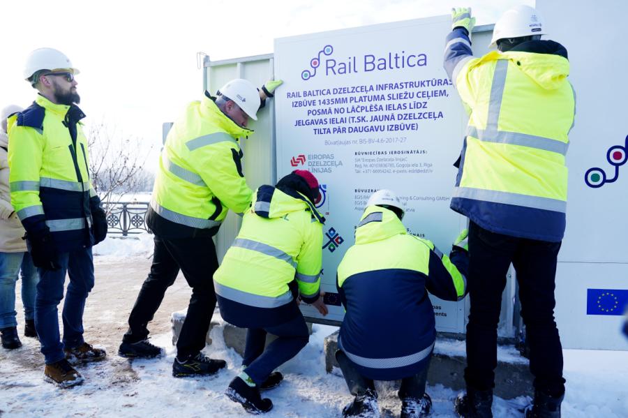Ekspluatācijā nodota «Rail Baltica» pirmā no astoņām Rīgas Centrālā mezgla daļām