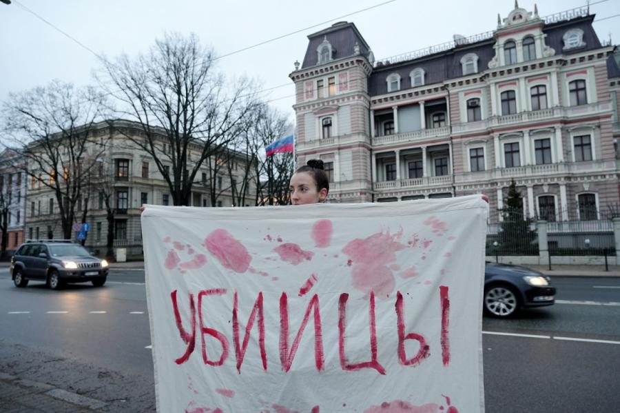 24.februārī pie Krievijas vēstniecības notiks vairāki protesta pasākumi