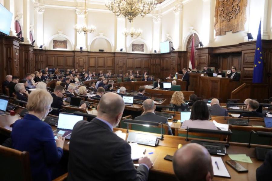 Saeima neatzīst okupētajās Ukrainas teritorijās rīkoto vēlēšanu leģitimitāti
