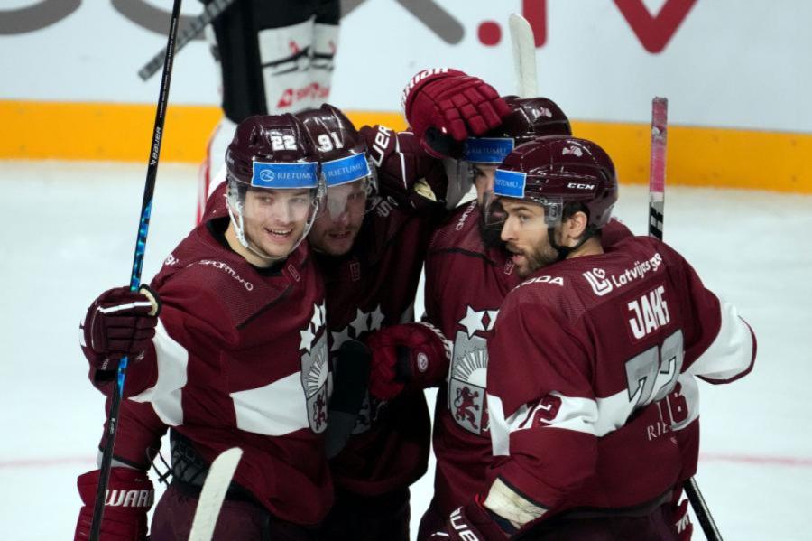Latvijas hokeja izlase pārbaudes spēlē Rīgā tiekas ar Somiju