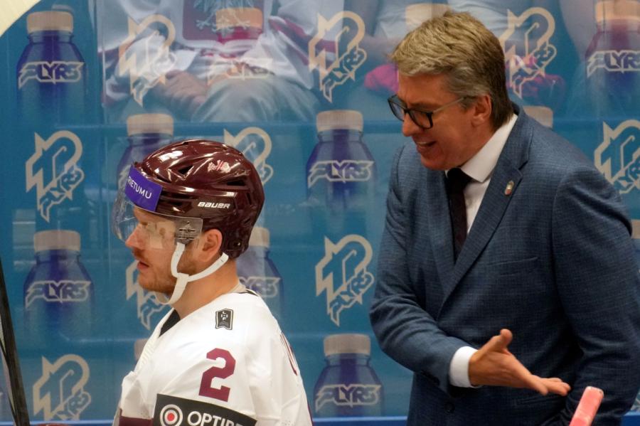 Latvijas hokejisti pasaules čempionāta ceturtajā mačā pārliecinoši zaudē Vācijai