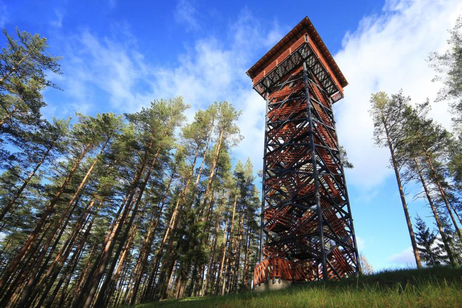 Cirgaļu skatu tornis - izcils tūrisma galamērķis Vidzemē (+VIDEO)