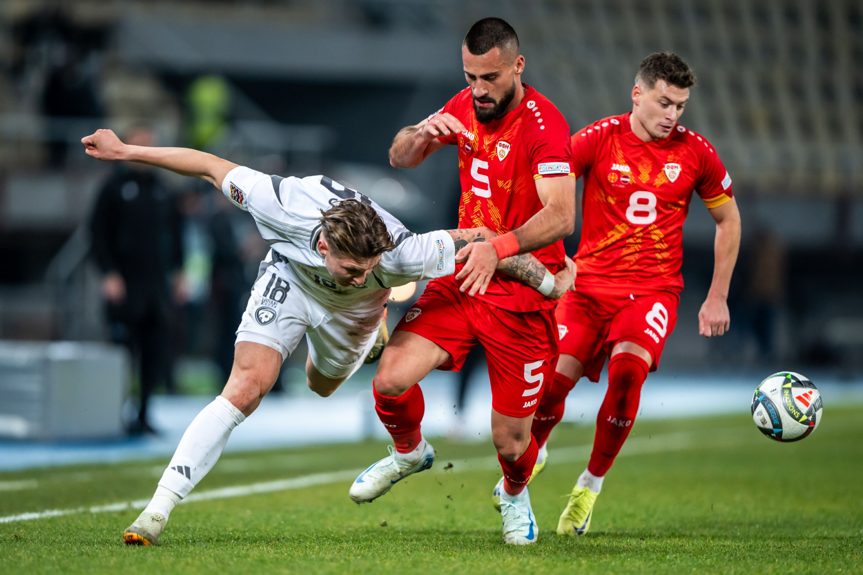 Latvijas futbolisti zaudē Ziemeļmaķedonijai