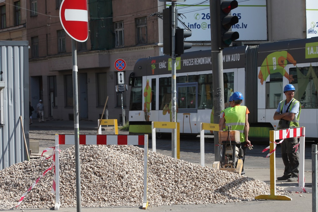 Rīgā drīzumā sāks sliežu izbūvi 7.tramvaja līnijas pagarinājumā