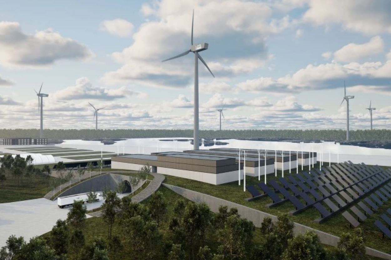 Uzsākta 16 vēja enerģijas turbīnu būvniecība Kaigu purvā (+VIDEO)