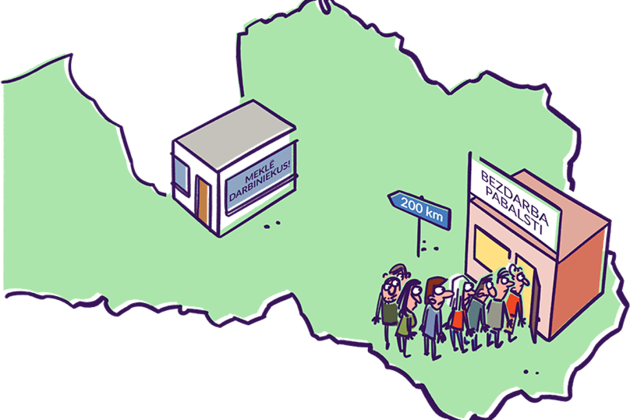 CSP: bezdarba līmenis 1. ceturksnī palielinājās līdz 7,4% (+VIDEO)
