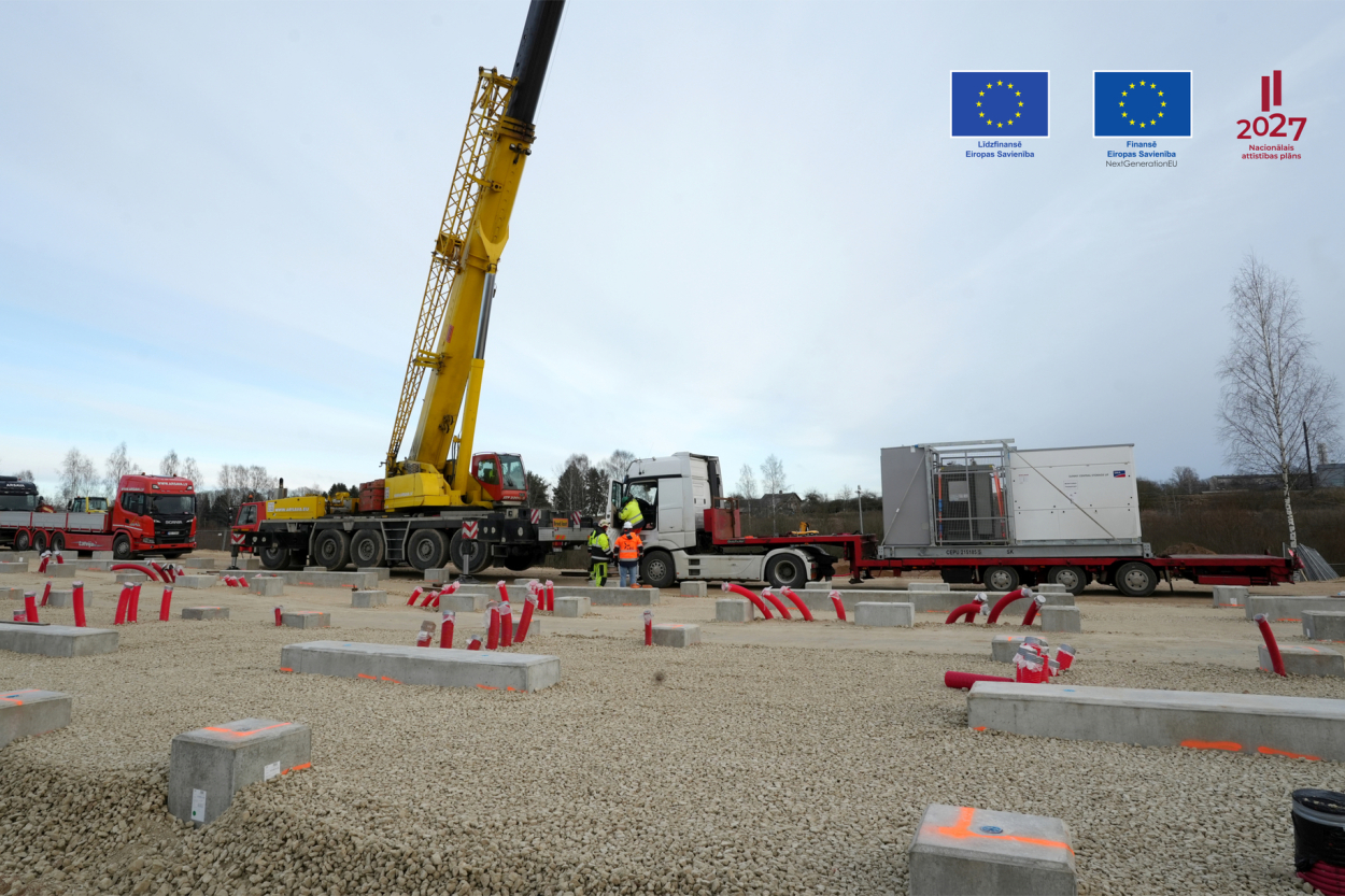 AST apakšstacijās Rēzeknē un Tumē nodrošinās enerģiju Latvijai (+VIDEO)