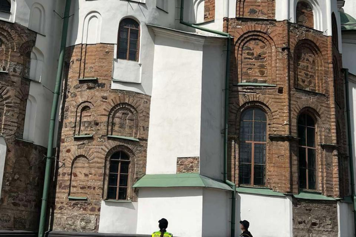 Krievijas uzbrukumā cietusi Kijivas Svētās Sofijas katedrāle