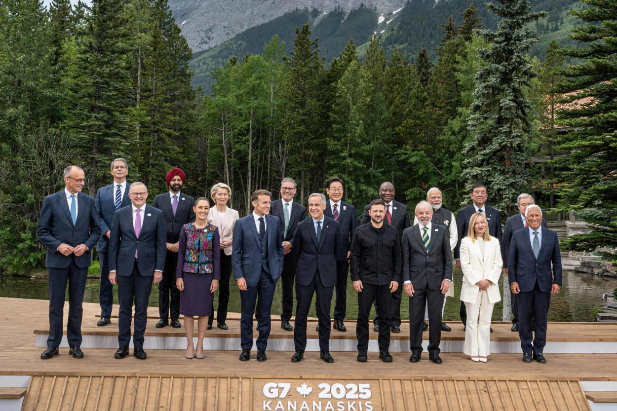 G7 pēc Trampa aizbraukšanas sola jaunu atbalstu Ukrainai