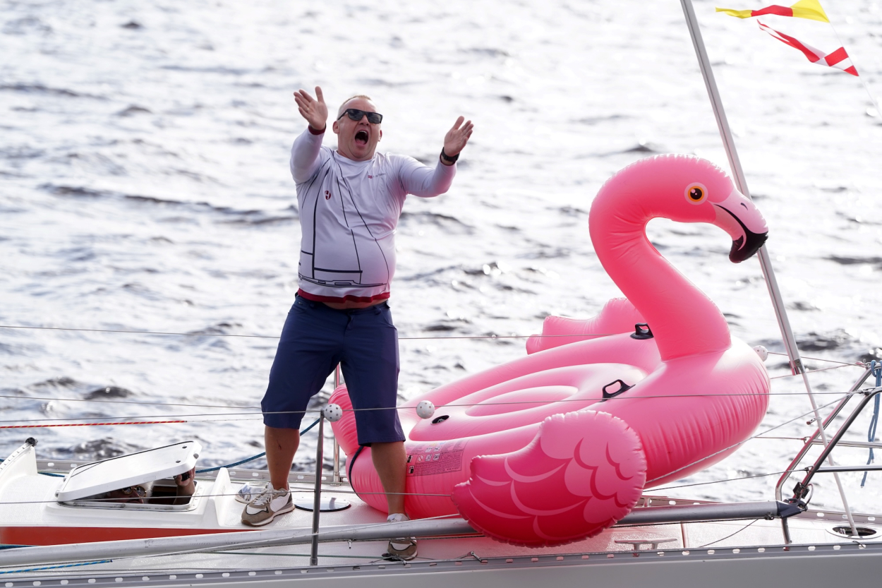 Daugavā notika burāšanas regate (+FOTO)