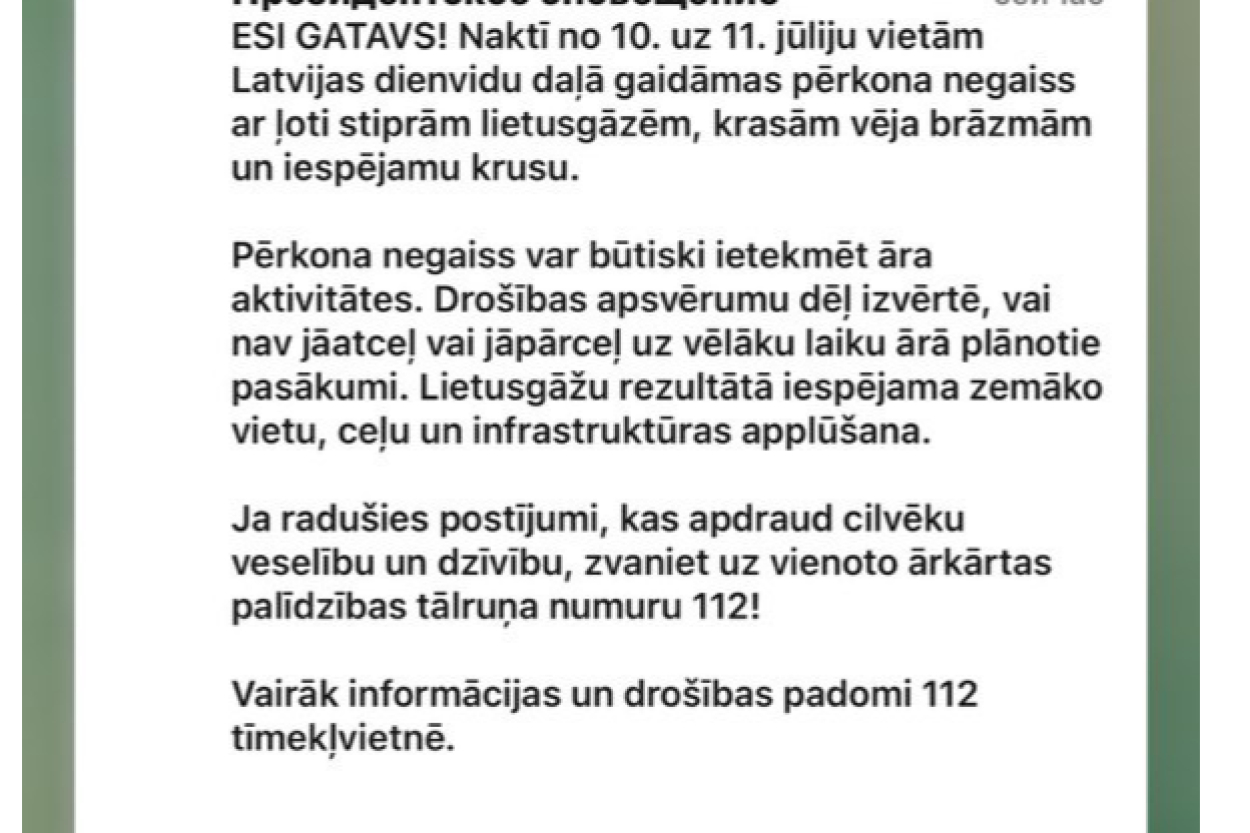 IeM analizē šūnu apraides paziņojumu nenonākšanu līdz adresātiem