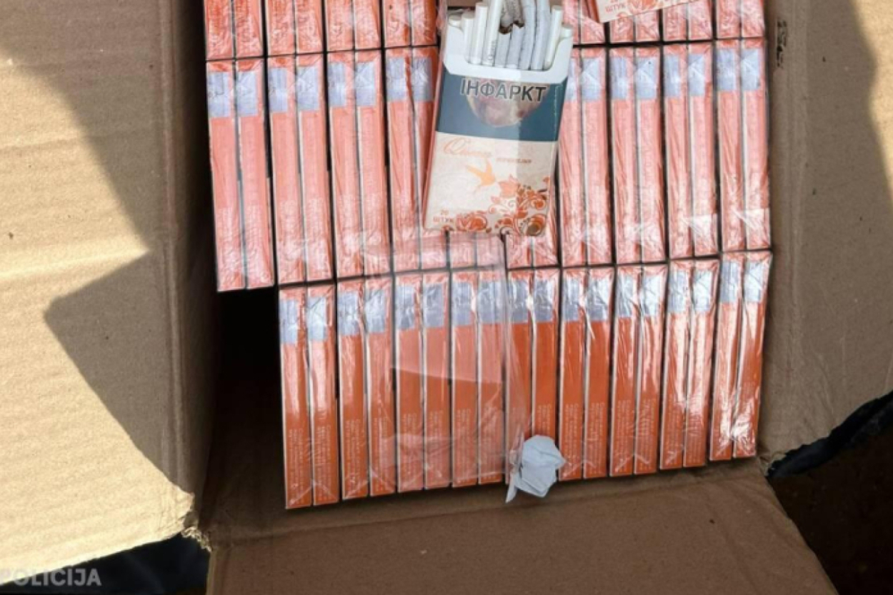 Cigarešu kontrabanda ar Baltkrievijas markām – policija aiztur organizētu grup