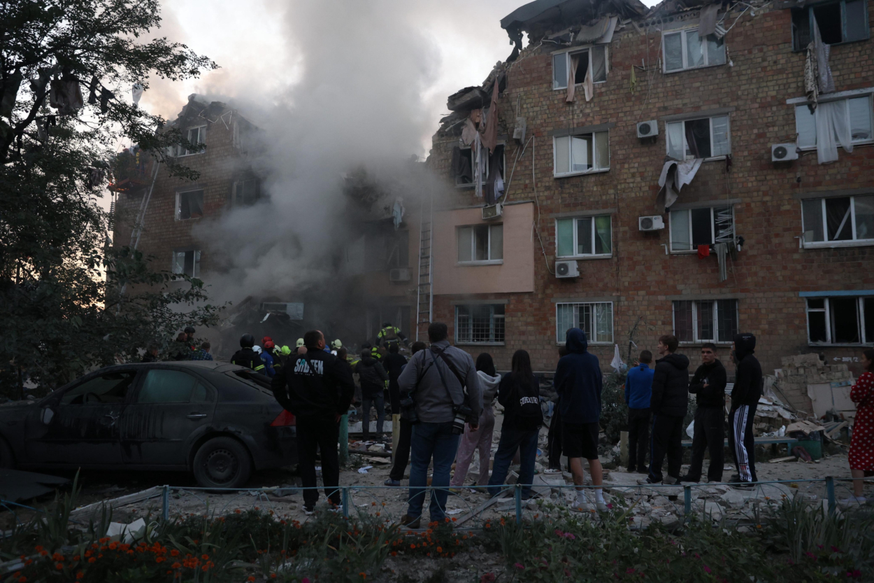 Krievu uzbrukumā Kijivai nogalināti astoņi cilvēki