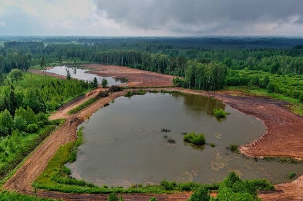 Līvānu novadā kādreizējā karjera vietā parādījies biotops (+VIDEO)