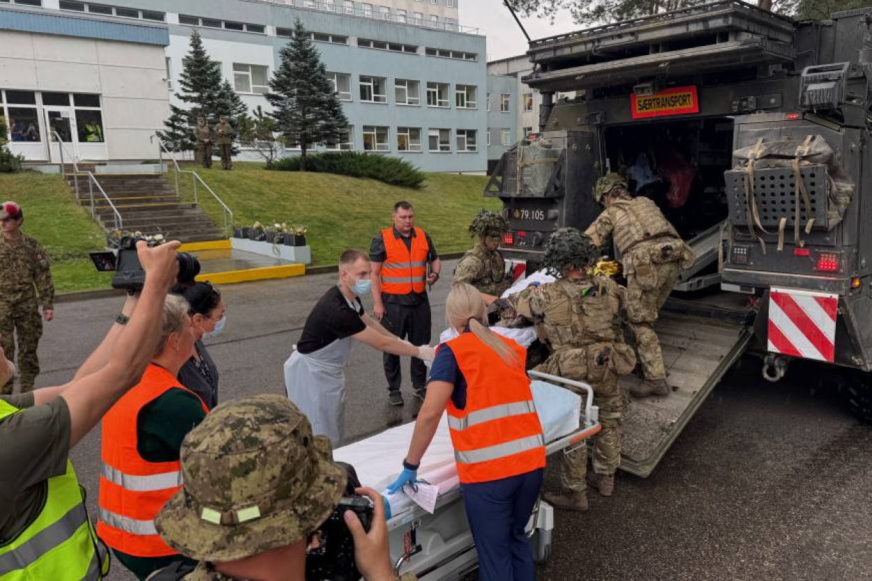Daugavpils mediķi mijiedarbojas ar NATO spēkiem (+VIDEO)